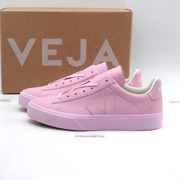 NEW Size 7 / 38 EUR Women's Veja Mansur Gavriel Campo Sneakers CP0502902A Rosa - Picture 1 of 7